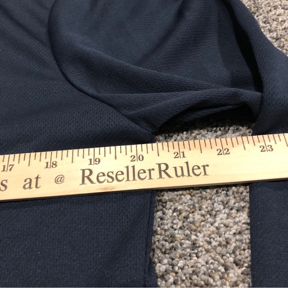 Snap On Tools Shirt Mens M Blue Long Sleeve Henley Employee Uniform Workwear - Picture 6 of 7